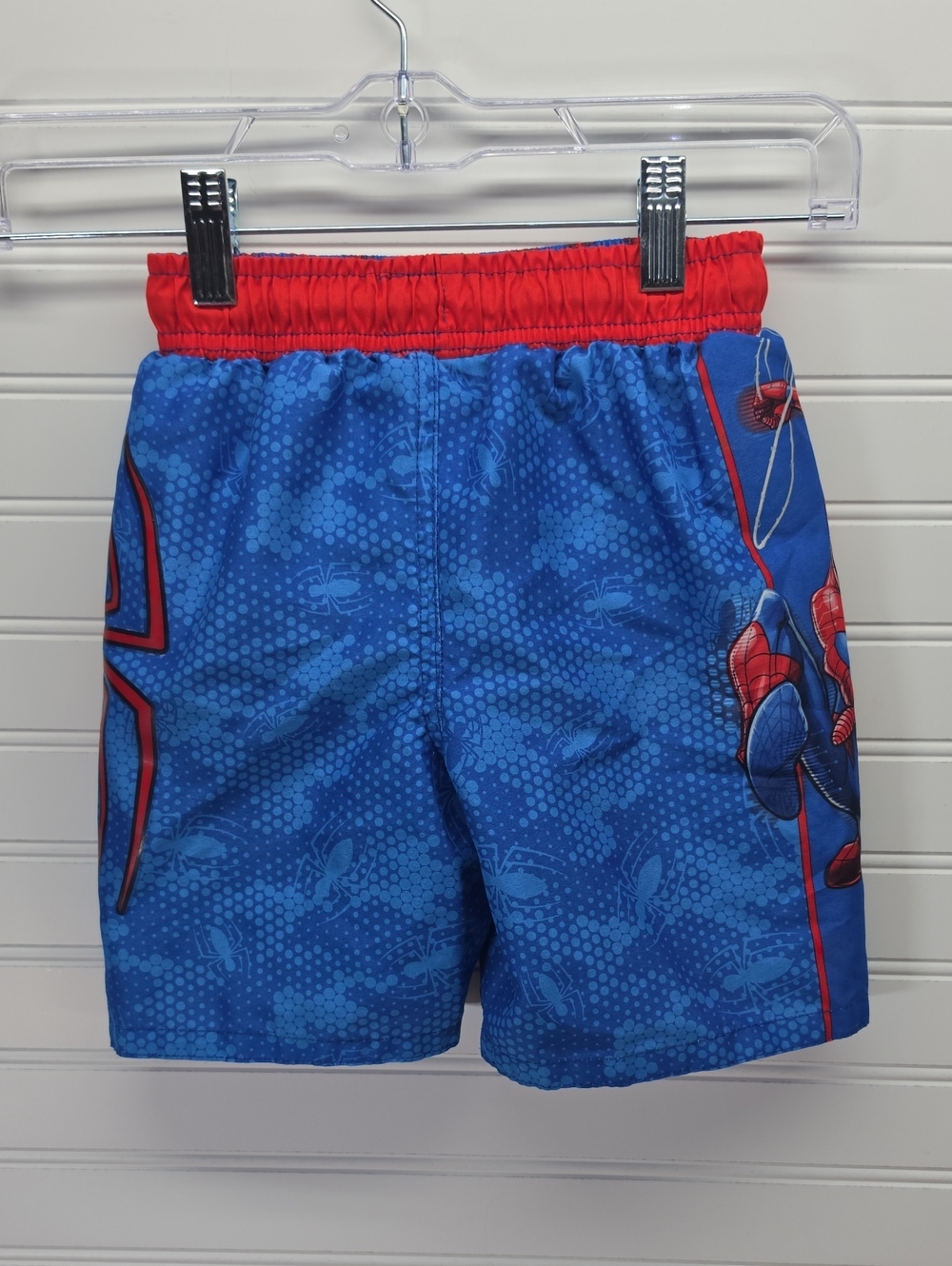 Spider-Man Swim Trunk -Rash Guard Set Size 4T - Picture 6 of 9